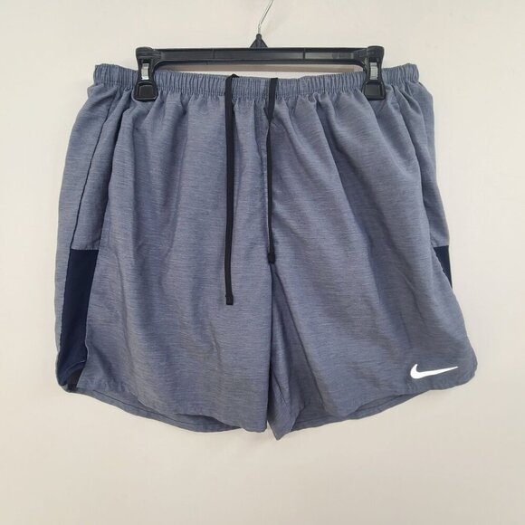 21.  Nike  Dri Fit men's Athletic Shorts  Gray Size L - Picture 1 of 7